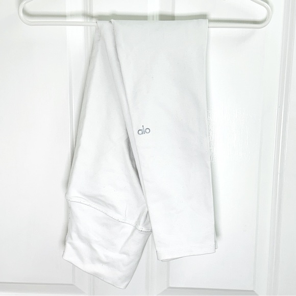 Alo Yoga High-Waist Airbrush Legging White XS - Picture 1 of 1